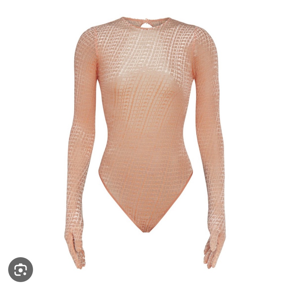 Skims velvet glove bodysuit